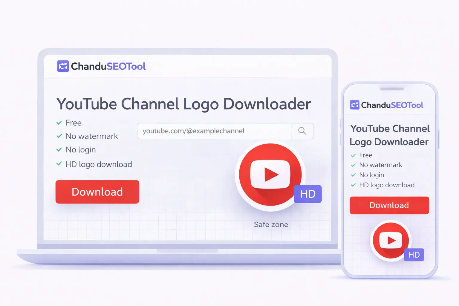 Youtube channel logo photo maker