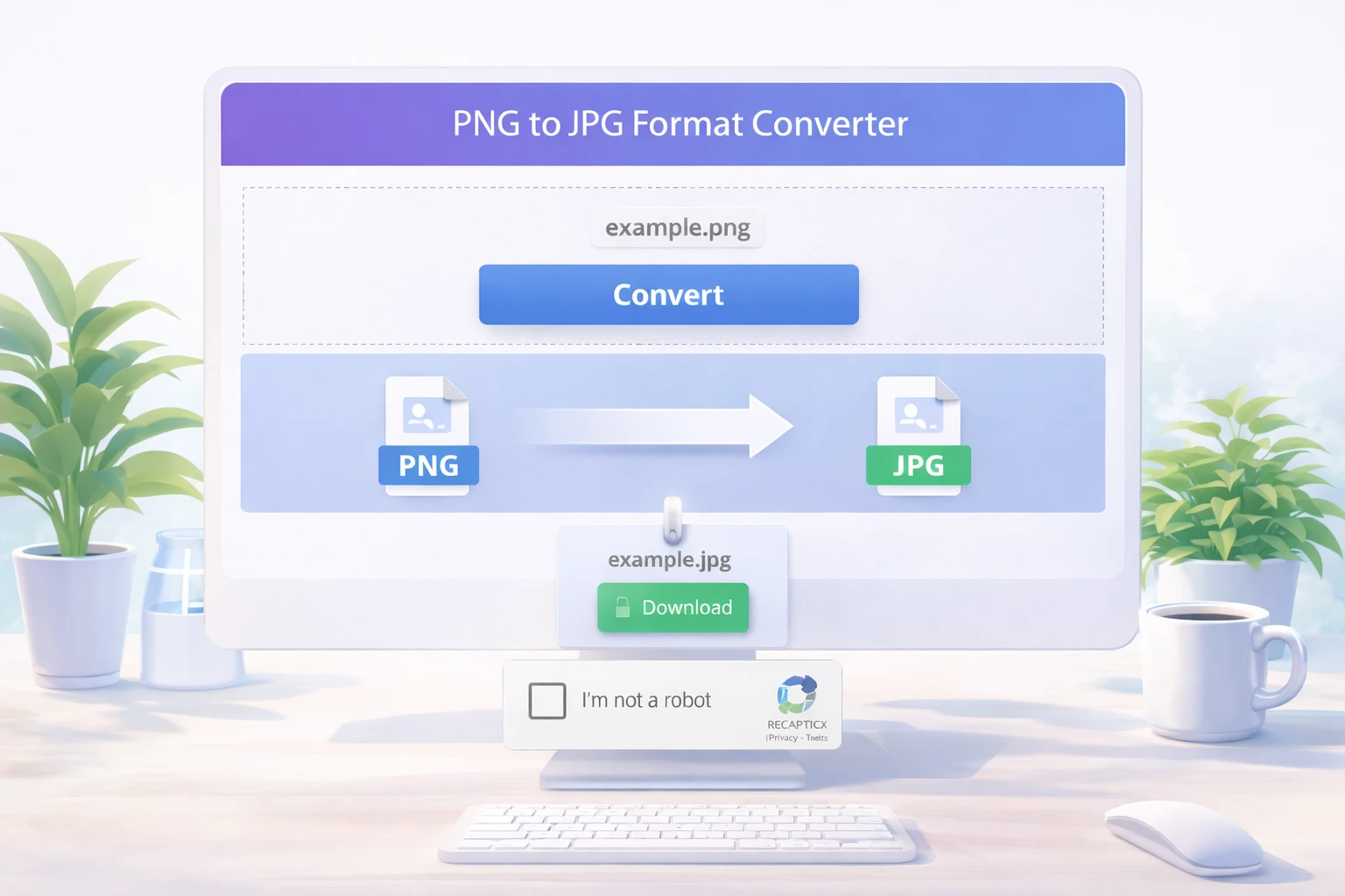 PNG to JPG Format Converter Online Free Tool